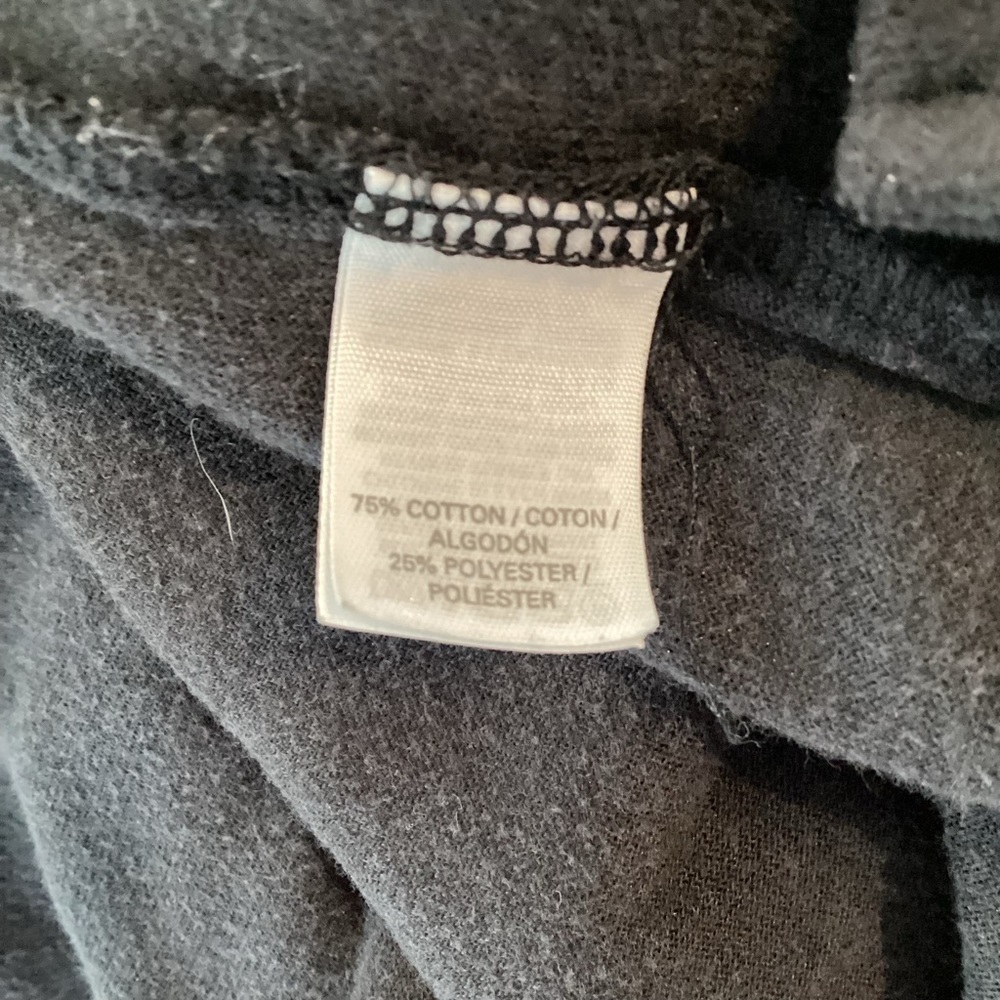 Victoria's Secret Top Size S Black Velour - Picture 6 of 7